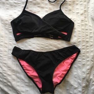 PINK Victoria’s Secret Black Bikini (barely worn)